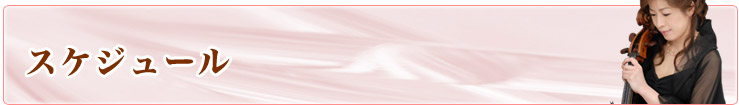 スケジュール
